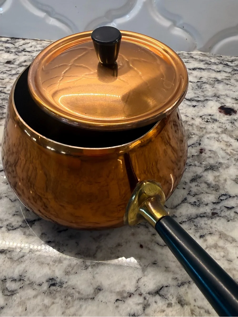 Vintage Spring Culinox Swiss Copper Fondue Pot with Lid – MCM Cookware